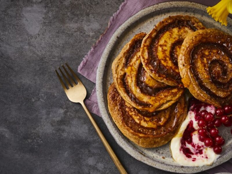 Supervalu realfood easter Jess Murphy Cinnamon Roll pancakes