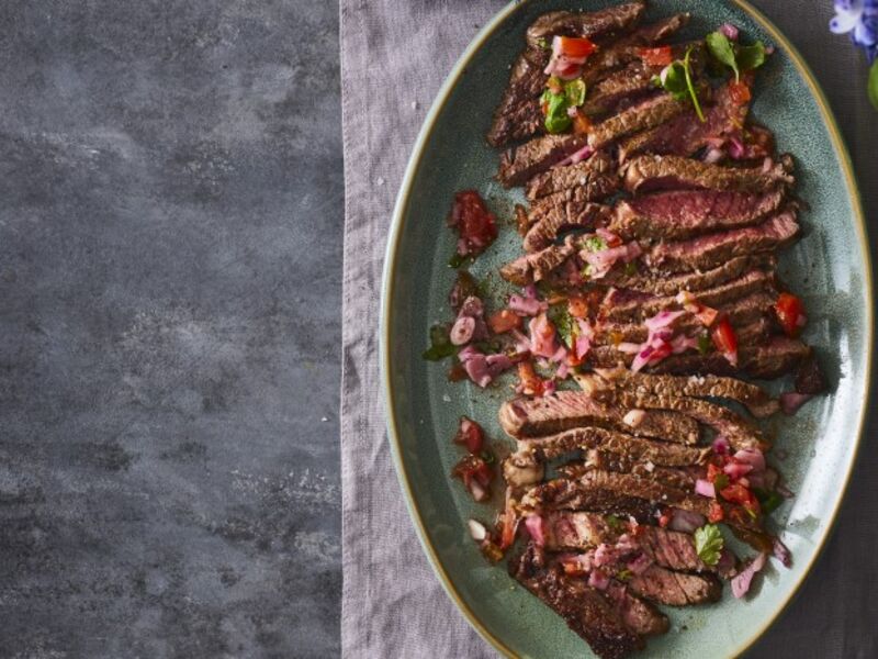 Supervalu realfood easter Kevin Dundon Rib Eye Steak Pico De Gallo
