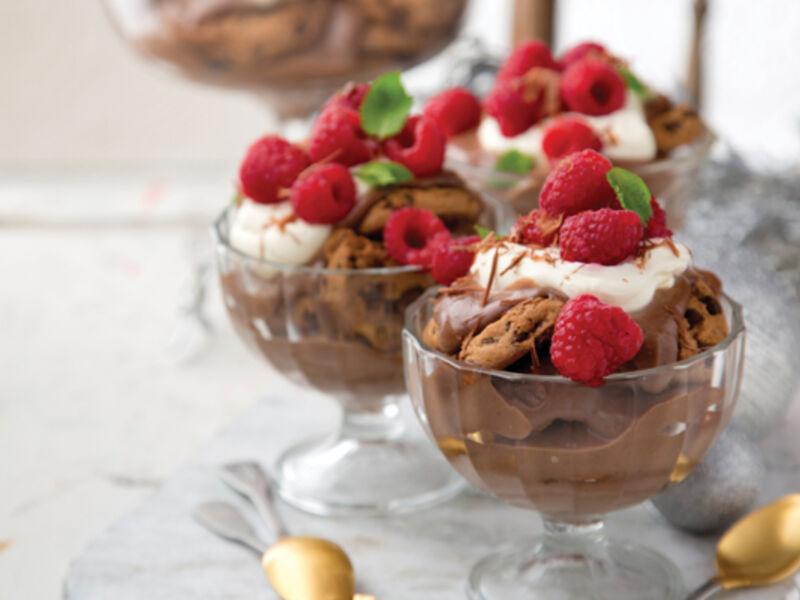 Treble Chocolate Trifle
