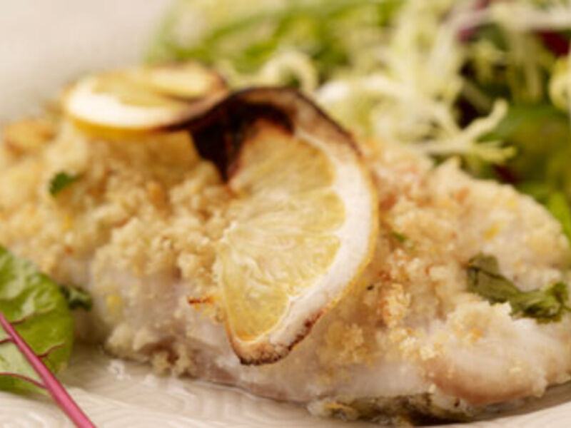 Baked Cod with Lemon & Herb Crust