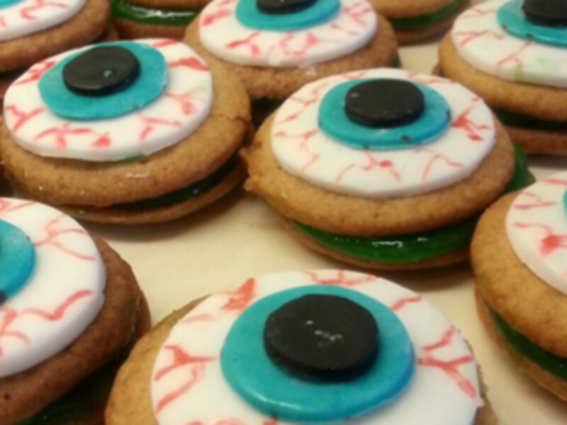 Slimey Eyeball Cookies