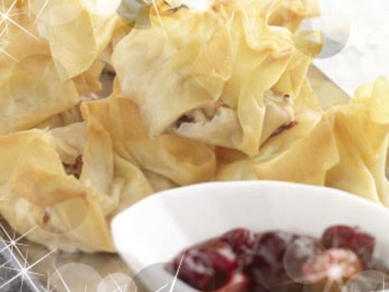 Goats Cheese & Cranberry Parcels